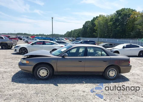 2003 Buick Century Custom из США, поврежденный, VIN 2G4WS52J731167063